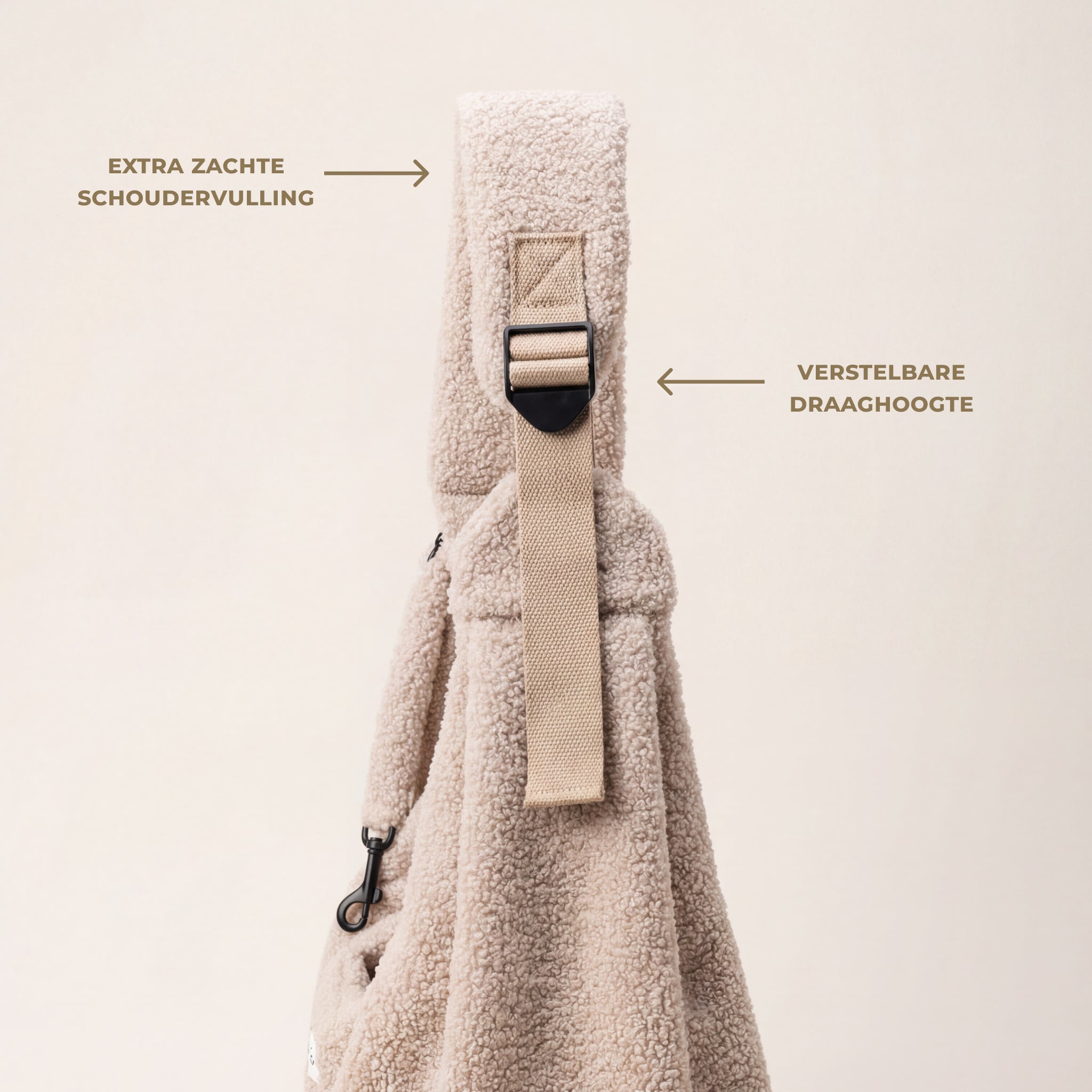 HONDEN DRAAGZAK BEIGE