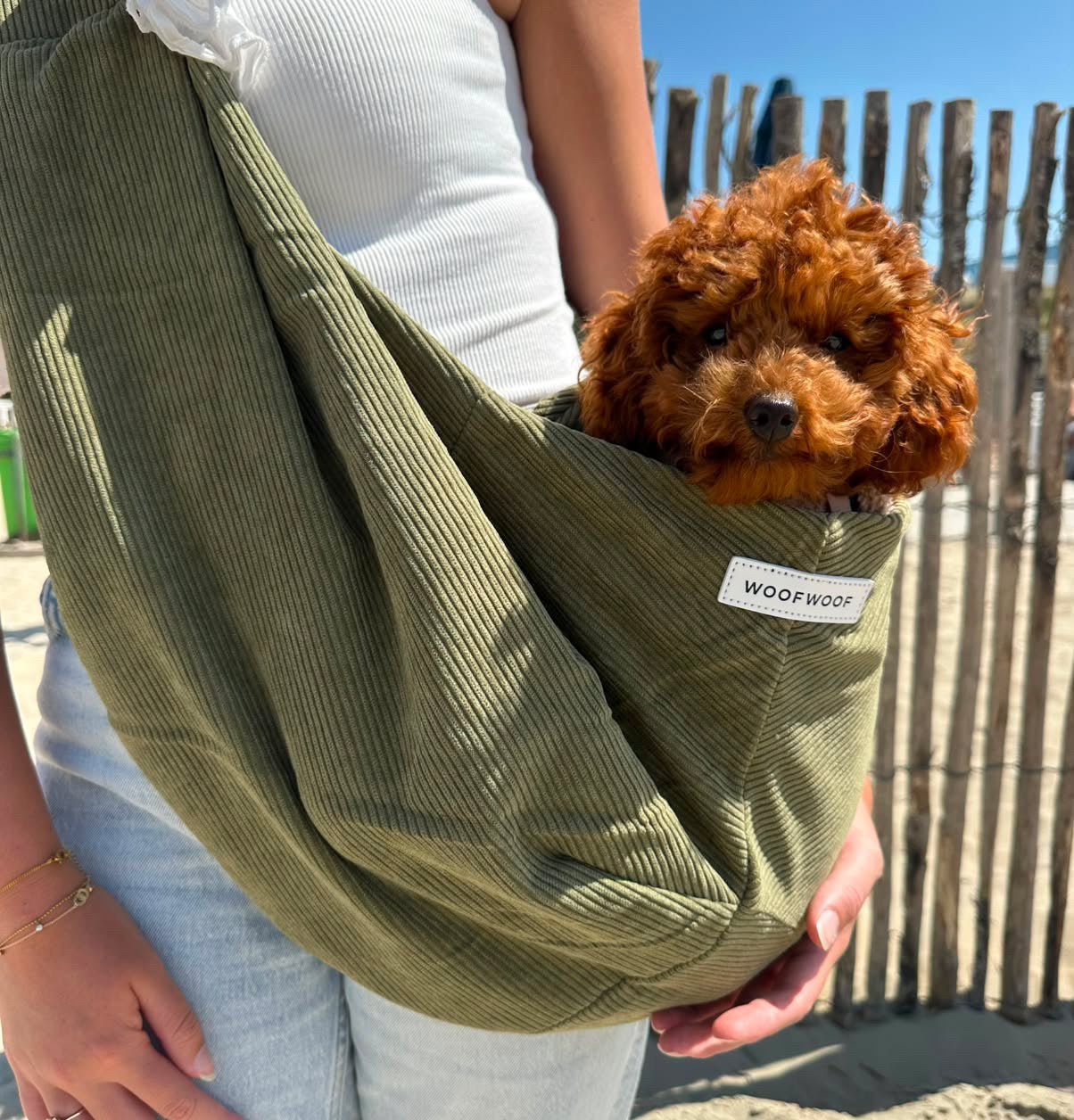 HONDEN DRAAGZAK GROEN (Zomer)